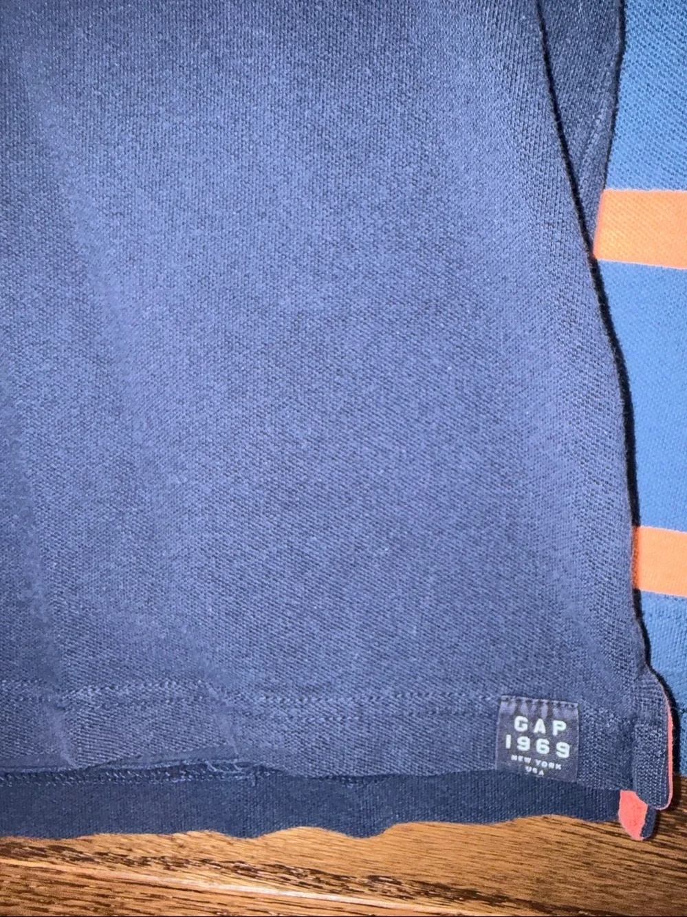 Size L/10 boys bundle of 2 Gap Kids short sleeve polo shirts.